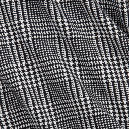 Monnalisa-Black & White Hooded Dress | Childrensalon Outlet