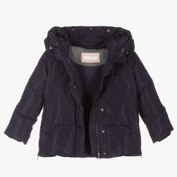 Monnalisa-Синий пуховик | Childrensalon Outlet