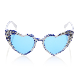 موناليزا-نظارات شمسية بعدسات واقية مزينة بأحجار لامعة | Childrensalon Outlet