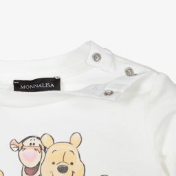 Monnalisa-Boys Ivory Disney Top | Childrensalon Outlet