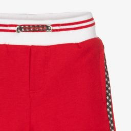 Monnalisa-Красные хлопковые шорты для мальчиков | Childrensalon Outlet