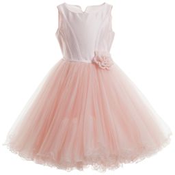 موناليزا Chic-فستان من الحرير و القماش الرقيق الشفاف | Childrensalon Outlet