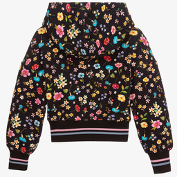 Monnalisa-Floral Powerpuff Girls Hoodie | Childrensalon Outlet