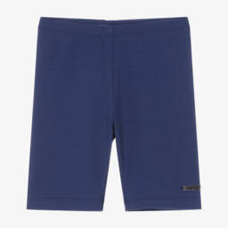 Monnalisa-شورت ركوب دراجات أزرق سماوي للبنات | Childrensalon Outlet