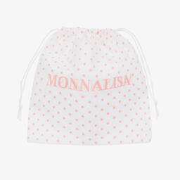 Monnalisa-Girls Beige Star Straw Bag (30cm) | Childrensalon Outlet