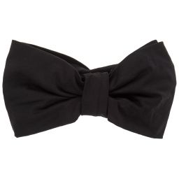 Monnalisa-Girls Black Cotton Headband | Childrensalon Outlet