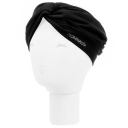 Monnalisa-Girls Black Cotton Headband | Childrensalon Outlet