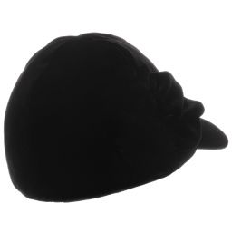 Monnalisa-Girls Black Velvet Cap | Childrensalon Outlet
