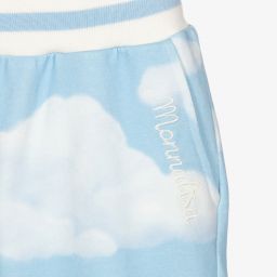 Monnalisa-Girls Blue Clouds Joggers | Childrensalon Outlet