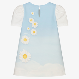 Monnalisa-Голубое платье с облаками и Твити для девочек | Childrensalon Outlet