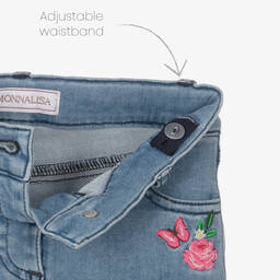 Monnalisa-Голубые джинсы для девочек | Childrensalon Outlet