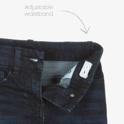 Monnalisa Chic- Girls Blue Denim Wide Leg Jeans | Childrensalon Outlet