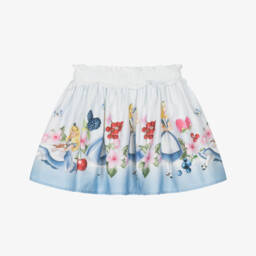 Monnalisa-Юбка Disney Wonderland синяя для девочек | Childrensalon Outlet