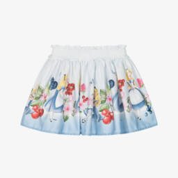 Monnalisa-Юбка Disney Wonderland синяя для девочек | Childrensalon Outlet