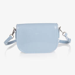 Monnalisa-Голубая резиновая сумка с простежкой (19см) | Childrensalon Outlet