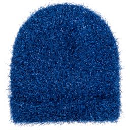 Monnalisa-Girls Blue Sparkly Beanie | Childrensalon Outlet