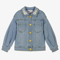 Monnalisa-Голубая куртка с Твити для девочек | Childrensalon Outlet