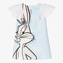Monnalisa-Girls Bugs Bunny & Lola Dress | Childrensalon Outlet