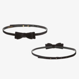 Monnalisa-طقم فستان كاروهات لون أسود وأبيض | Childrensalon Outlet