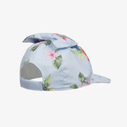 Monnalisa-Кепка из хлопка с фруктовым и цветочным узором для девочек | Childrensalon Outlet