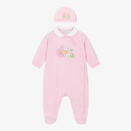 Monnalisa-Детский комплект из хлопка с ромашками для девочек | Childrensalon Outlet