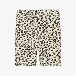 Monnalisa-شورت بناتي قطني بلون كريمي بطبعة سفاري | Childrensalon Outlet