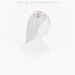 Monnalisa-Girls Delicate White Blossom Band | Childrensalon Outlet