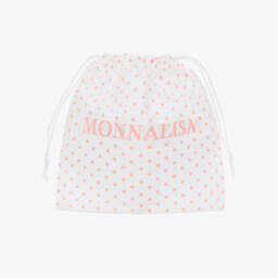 Monnalisa-Girls Elegant White Straw Purse | Childrensalon Outlet