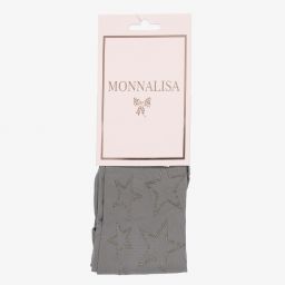 Monnalisa-Серые нейлоновые колготки для девочек | Childrensalon Outlet