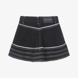 Monnalisa-Юбка из индиго денима для девочек | Childrensalon Outlet