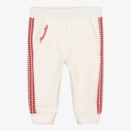 Monnalisa-Girls Ivory Cotton Joggers | Childrensalon Outlet