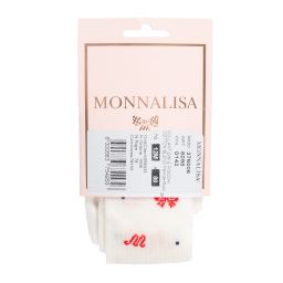 Monnalisa-Girls Ivory Cotton Tights | Childrensalon Outlet