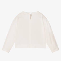 Monnalisa-Кремовый топ Looney Tunes | Childrensalon Outlet