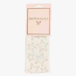 Monnalisa-Кремовые нейлоновые колготки для девочек | Childrensalon Outlet
