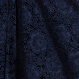 Monnalisa-فستان دانتيل لون كحلي | Childrensalon Outlet