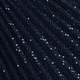Monnalisa-Girls Navy Blue Sequin Skirt | Childrensalon Outlet