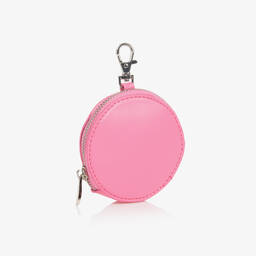 Monnalisa-Girls Neon Pink Faux Leather Bag (21cm) | Childrensalon Outlet