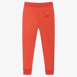 Monnalisa-Girls Orange Cotton Joggers | Childrensalon Outlet