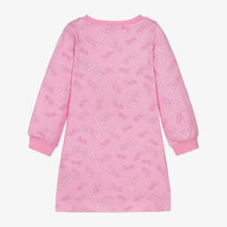 Monnalisa-فستان بطبعة باربيقطن لون زهري | Childrensalon Outlet