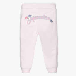 Monnalisa-جوغرز أطفال بناتي قطن جيرسي لون زهري | Childrensalon Outlet