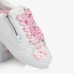 Monnalisa-Girls Pink Disney Leather Sneakers | Childrensalon Outlet