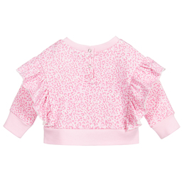 Monnalisa-Girls Pink Disney Sweatshirt | Childrensalon Outlet