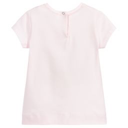 Monnalisa-Girls Pink Disney T-Shirt | Childrensalon Outlet