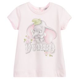 Monnalisa-Girls Pink Disney T-Shirt | Childrensalon Outlet
