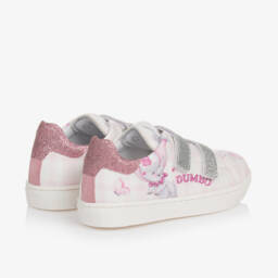Monnalisa-Girls Pink Dumbo Velcro Shoes | Childrensalon Outlet