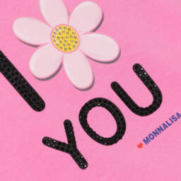 Monnalisa-توب قطن لون زهري للبنات | Childrensalon Outlet