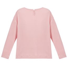 Monnalisa Chic-Girls Pink Floral Top | Childrensalon Outlet