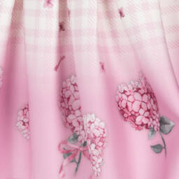 Monnalisa-Girls Pink Heart Pattern Dress | Childrensalon Outlet