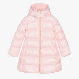 موناليزا-معطف بافر هودي لون زهري للبنات | Childrensalon Outlet