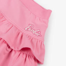Monnalisa-Girls Pink Ruffled Barbie Skirt | Childrensalon Outlet